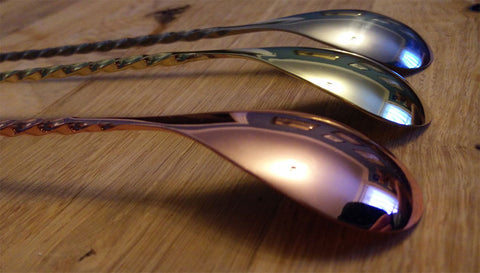 30cm barspoon trident Gold