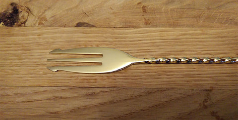 30cm barspoon trident Gold