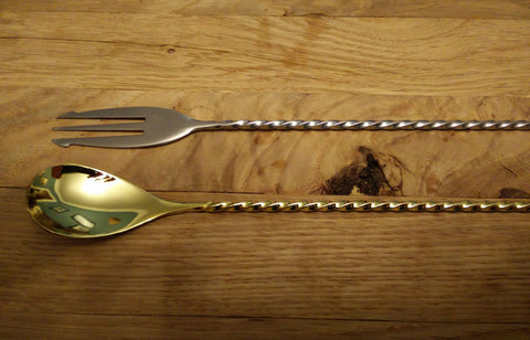 30cm barspoon trident Gold