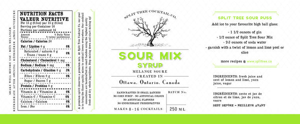 Split Tree Sour Mix Syrup