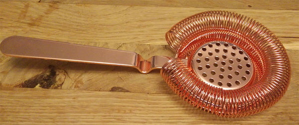 European Style Hawthorne Strainer - Copper Finish