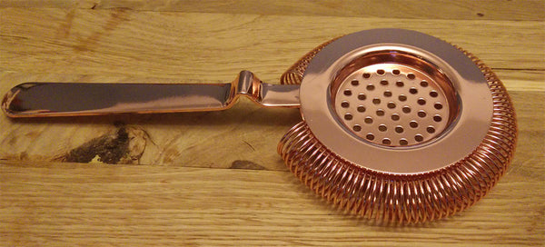 European Style Hawthorne Strainer - Copper Finish