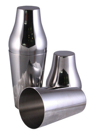 Calabrese 2pc Stainless Steel Shaker 900ml